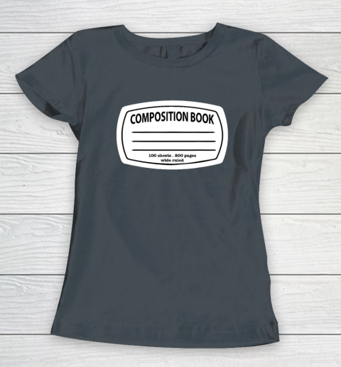 Composition Notebook Costume  Matching Group Halloween Women's T-Shirt 3