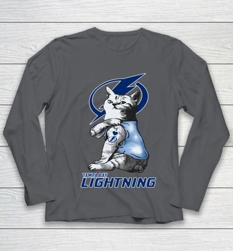 NHL My Cat Loves Tampa Bay Lightning Hockey Youth Long Sleeve 6