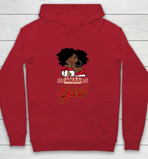 Ottawa Senators Girl NHL Youth Hoodie 9