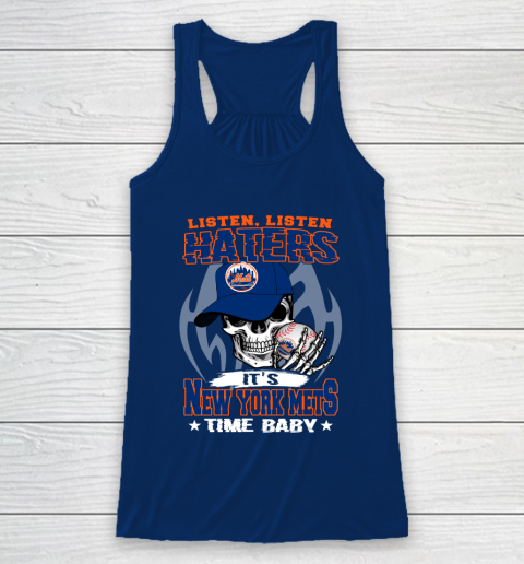 Listen Haters It is METS Time Baby MLB Racerback Tank 6