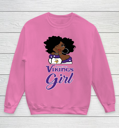 Minnesota Vikings Girl NFL Youth Sweatshirt 7