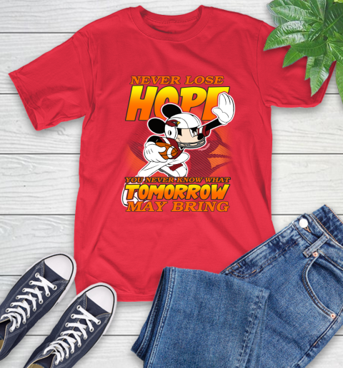 Atlanta Falcons NFL Football Mickey Disney Never Lose Hope (2) T-Shirt 11