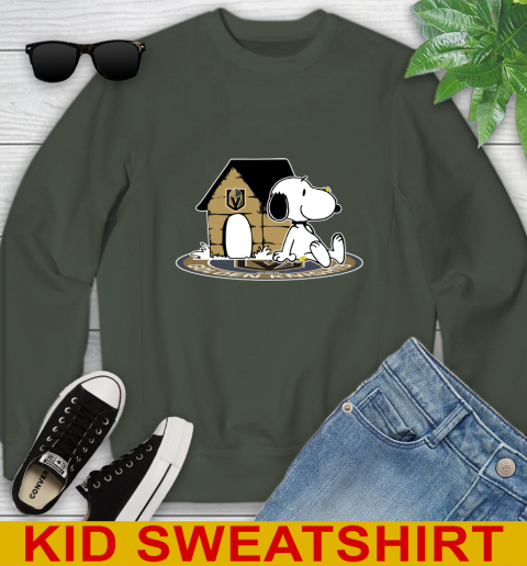 NHL Hockey Vegas Golden Knights Snoopy The Peanuts Movie Shirt Youth Sweatshirt 9