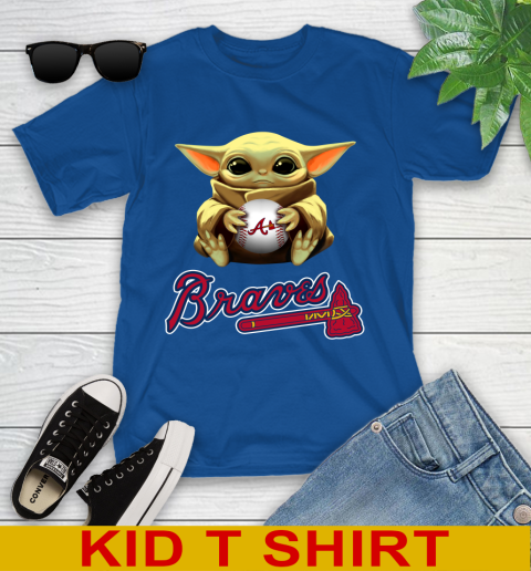 MLB Baseball Atlanta Braves Star Wars Baby Yoda Shirt 109