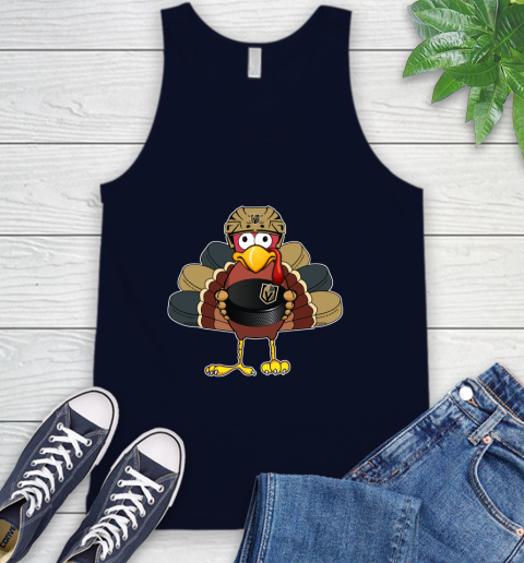 Vegas Golden Knights Turkey Thanksgiving Day Tank Top 3