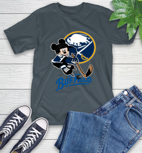 NHL Buffalo Sabres Mickey Mouse Disney Hockey T Shirt T-Shirt 9