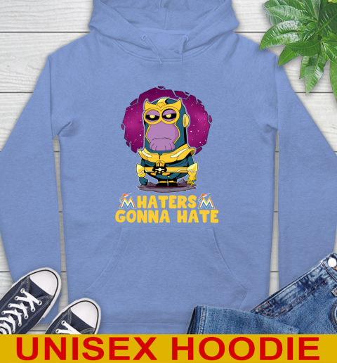 MLB Baseball Miami Marlins Haters Gonna Hate Thanos Minion Marvel Shirt Hoodie 11