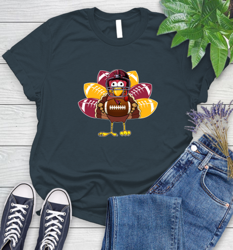 Arizona Cardinals Turkey Thanksgiving Day Women's T-Shirt 8