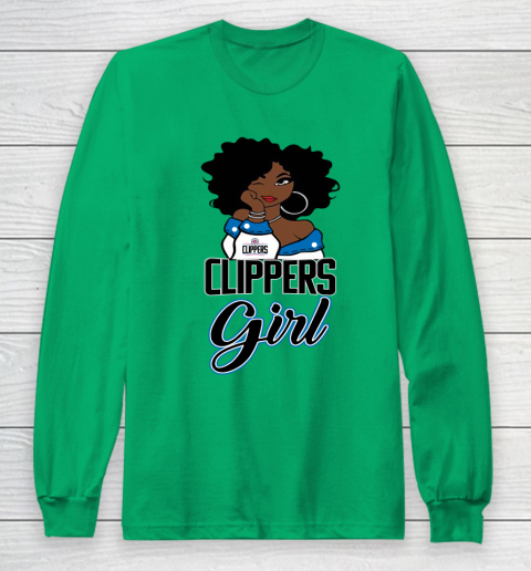 LA Clippers Girl NBA Long Sleeve T-Shirt 7