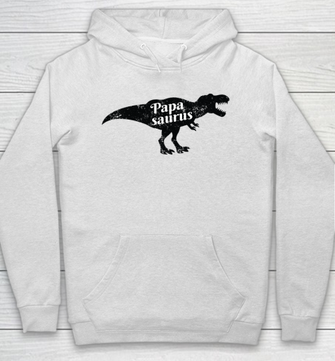 Father's Day Funny Gift Ideas Apparel  Papa Saurus Dad Father Hoodie