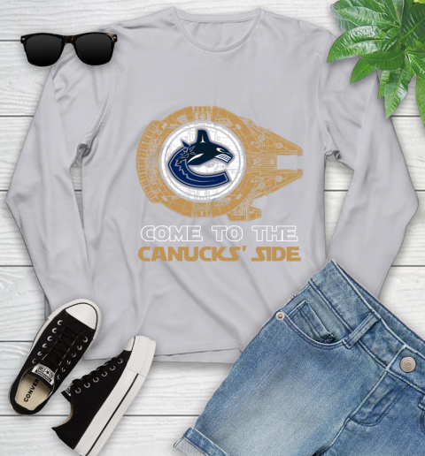 NHL Come To The Vancouver Canucks Wars Hockey Sports Youth Long Sleeve 5