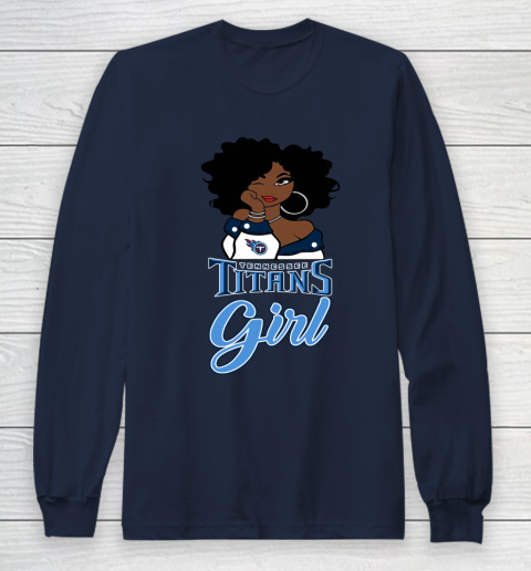 Tennessee Titans Girl NFL Long Sleeve T-Shirt 4