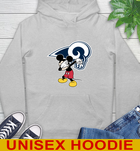 Los Angeles Rams NFL Football Dabbing Mickey Disney Sports Hoodie 6