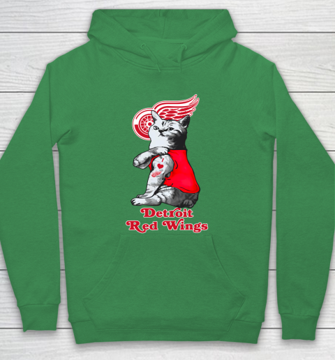 NHL My Cat Loves Detroit Red Wings Hockey Hoodie 5