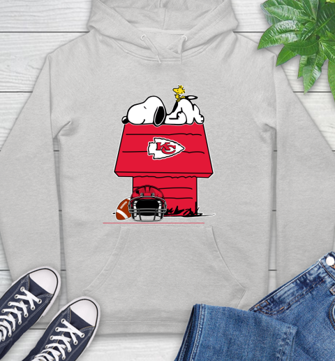 Kansas City Chiefs NFL Football Snoopy Woodstock The Peanuts Movie Hoodie