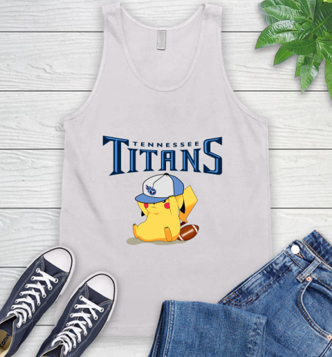 NFL Pikachu Football Tennessee Titans Tank Top