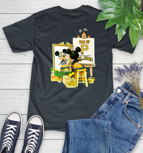 MLB Baseball Pittsburgh Pirates Mickey Drawing Shirt 87