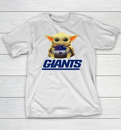 NFL Football New York Giants Baby Yoda Star Wars T-Shirt 2