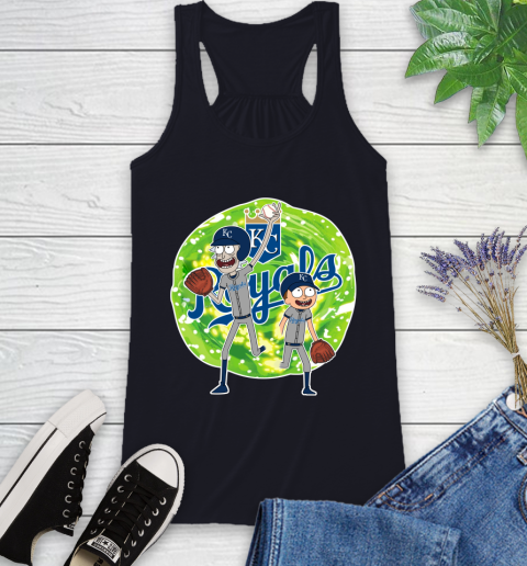 MLB Kansas City Royals Rick And Morty Baseball Sports Racerback Tank 10