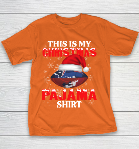 Houston Texans This Is My Christmas Pajama Shirt NFL Youth T-Shirt 4