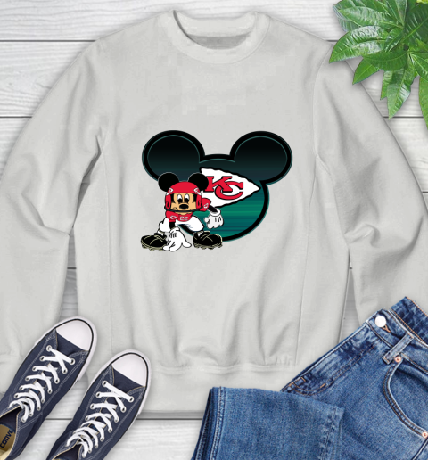 NFL Kansas City Chiefs Mickey Mouse Disney Football T Shirt Sweatshirt 5