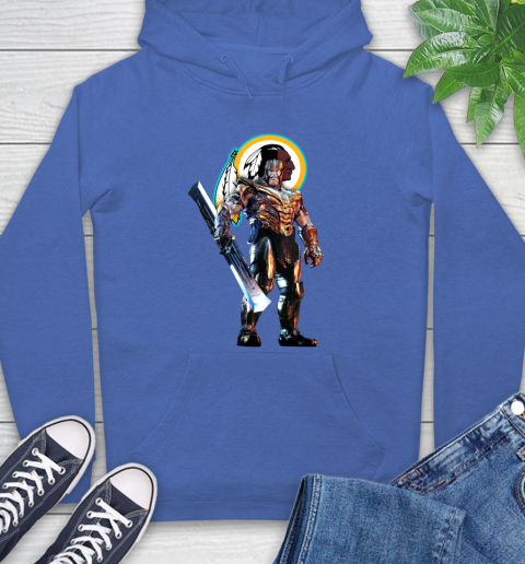 NFL Thanos Gauntlet Avengers Endgame Football Washington Redskins Hoodie 9