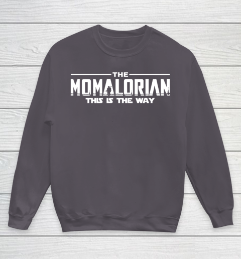 The Momalorian Mother's Day 2020 This is the Way Youth Sweatshirt 5