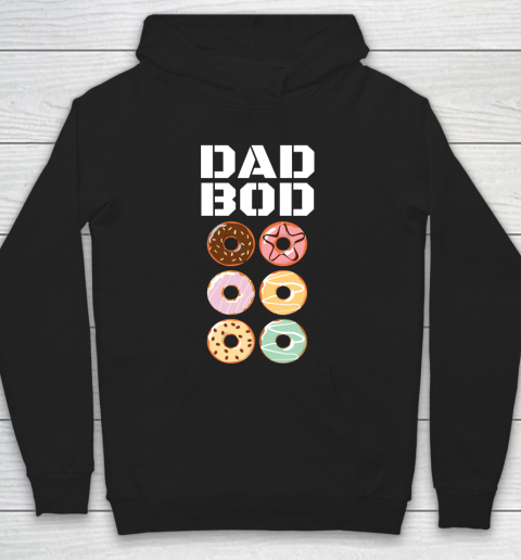 Father's Day Funny Gift Ideas Apparel  Dad Bod Donut Abs Dad Father T Shirt Hoodie