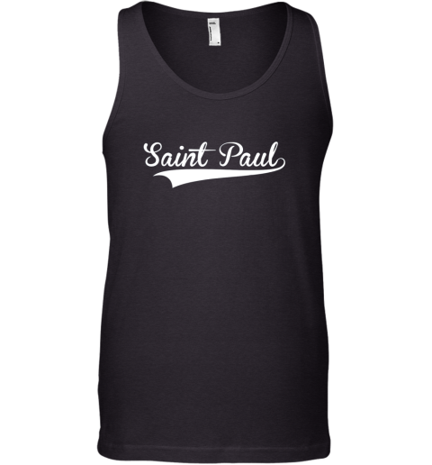 SAINT PAUL Baseball Styled Jersey Shirt Softball Tank Top