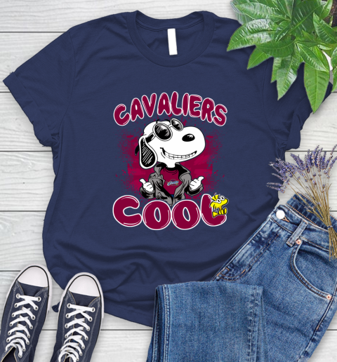 NBA Basketball Cleveland Cavaliers Cool Snoopy Shirt Women's T-Shirt 12