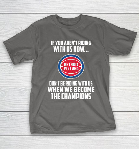 NBA Detroit Pistons Basketball We Become The Champions T-Shirt 8