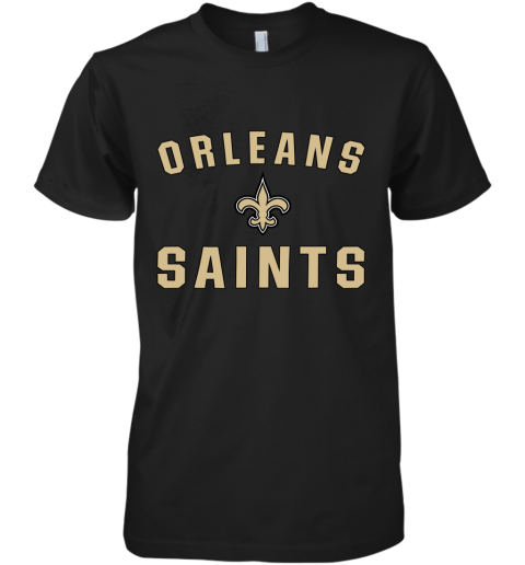 Orleans Saints NFL Pro Line By Fanatics Branded Gray Victory Premium Men's T-Shirt