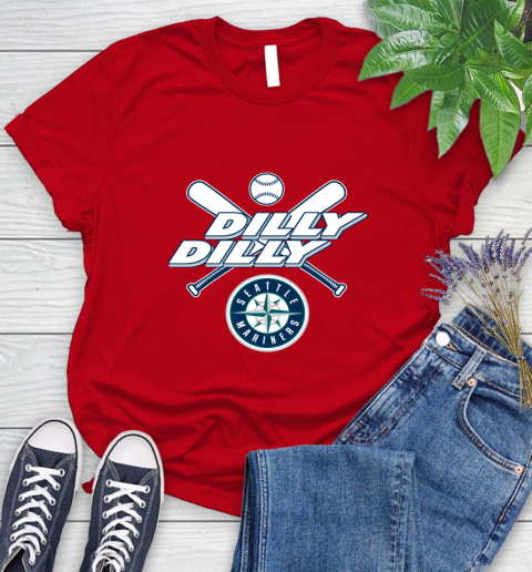 MLB Seattle Mariners Dilly Dilly Baseball Sports Women's T-Shirt 9