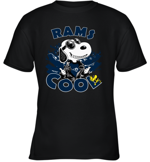 Los Angeles Rams Snoopy Joe Cool We're Awesome Youth T-Shirt