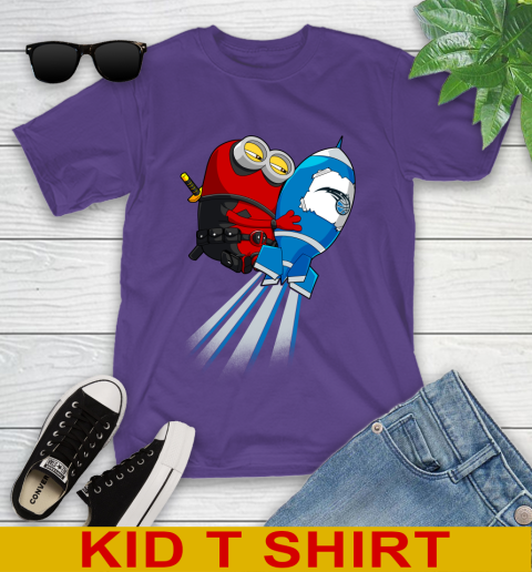 NBA Basketball Orlando Magic Deadpool Minion Marvel Shirt Youth T-Shirt 3
