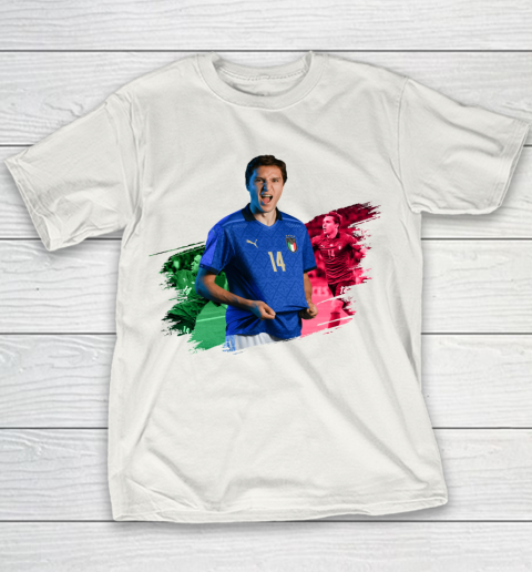 Italy Euro Champions 2020 14 Francesco Chiesa  Italian football star Youth T-Shirt