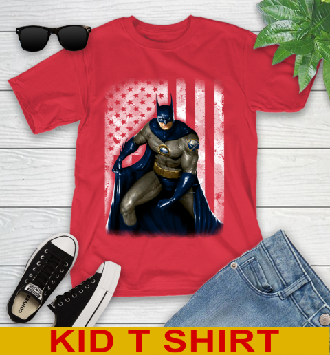 Buffalo Sabres NHL Hockey Batman DC American Flag Shirt Youth T-Shirt 11