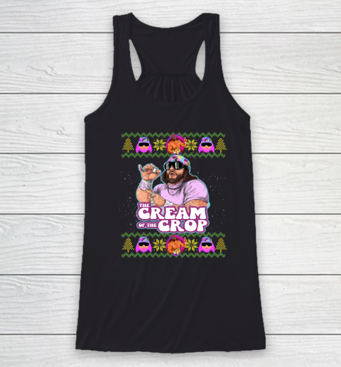 Macho The Cream of The Crop,Wrestling Ugly Christmas Racerback Tank