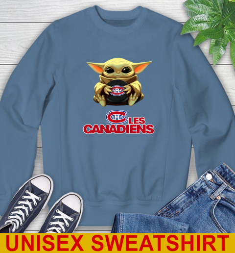 NHL Hockey Montreal Canadiens Star Wars Baby Yoda Shirt 32