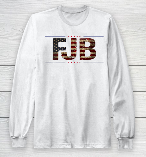 FJB Fuck Joe Biden Pro America Distressed Retro Vintage Long Sleeve T-Shirt