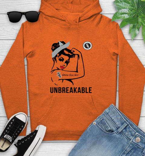 MLB Chicago White Sox Girl Unbreakable Baseball Sports Youth Hoodie 3