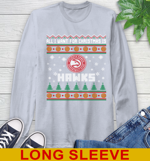 NBA All I Want For Christmas Is Atlanta Hawks Basketball Sports 60