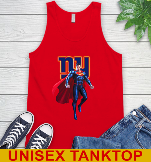 NFL Superman DC Sports Football New York Giants Tank Top 6