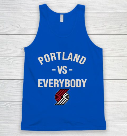 Portland Trail Blazers Vs Everybody Tank Top 4