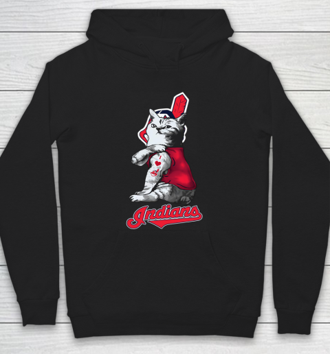 MLB Baseball My Cat Loves Cleveland Indians Hoodie