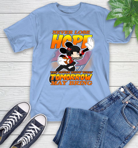 Tampa Bay Buccaneers NFL Football Mickey Disney Never Lose Hope T-Shirt 12