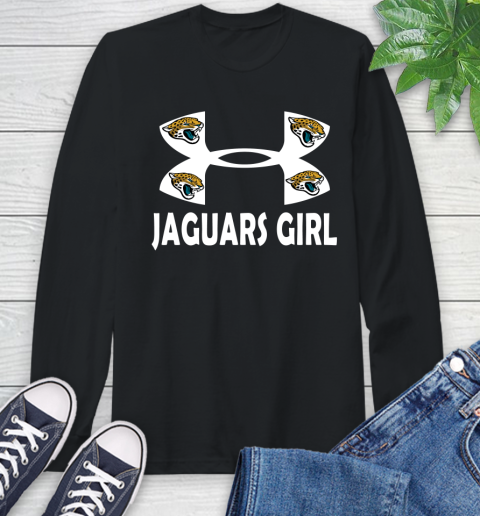 NFL Jacksonville Jaguars Girl Under Armour Football Sports Long Sleeve T-Shirt
