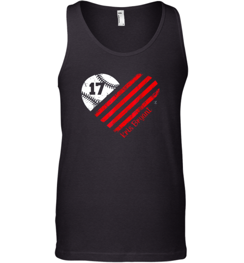 Kris Bryant Baseball Flag Heart Shirt  Apparel Tank Top