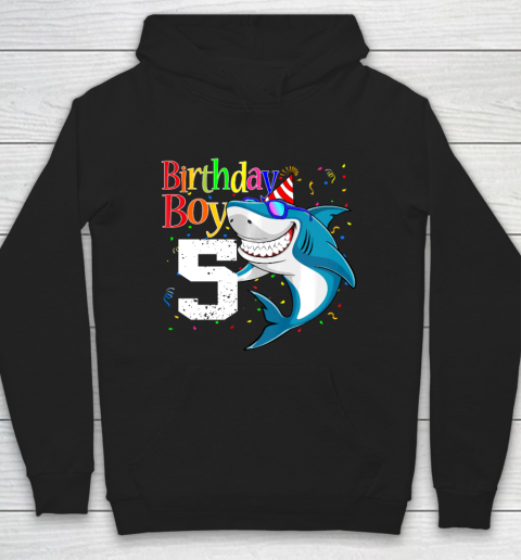 Kids 5th Birthday Boy Shark Shirts 5 Jaw Some Four Tees Boys 5 Years Old Hoodie