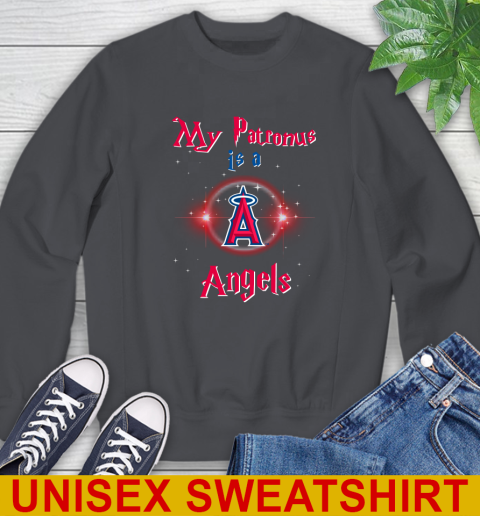 MLB Baseball Harry Potter My Patronus Is A Los Angeles Angels Sweatshirt 7